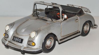 Blechauto Nostalgie Modellauto Oldtimer Marke Porsche 356 Speedster L 31 cm