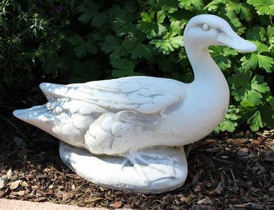 Dekofigur Deko Figur Tierfigur Gartenfigur Entenfigur Ente Höhe 22 cm aus Beton