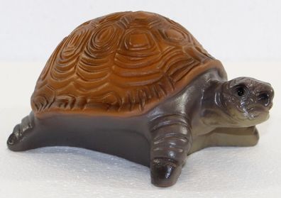 Deko Tier Figur Gartenfigur Teichfigur Schildkröte klein aus Kunststoff H 8 cm