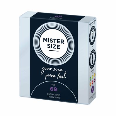 MISTER SIZE 69mm Condoms 3pcs Passform Kondom