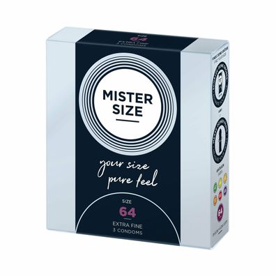 MISTER SIZE 64mm Kondome 3 Stck. Passform Kondome