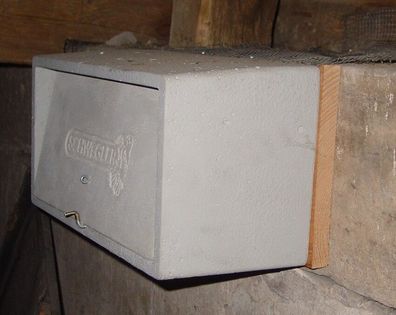 Naturschutzprodukt Mauersegler-Beobachtungskasten Nr. 15 aus Holzbeton (Gr. Mittel)