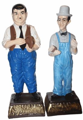 Dekorationsfiguren Komiker Dick und Doof H 47-9 cm stehend Dekofiguren Kunstharz