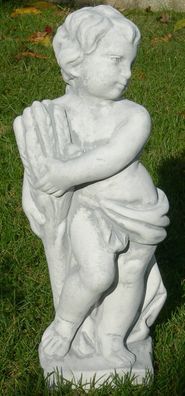 Beton Figur Statue Vierjahreszeiten Sommer H 50cm Putte Dekofigur Gartenskulptur