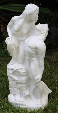 Deko Figur Romeo und Julia H 42 cm klassische Skulptur Statue aus Kunststoff