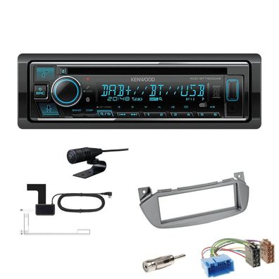 Kenwood Receiver Autoradio DAB+ CD Bluetooth für Suzuki Alto ab 2009 silber