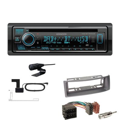 Kenwood Receiver Radio Bluetooth für Renault Megane I Megane Scenic hellgrau