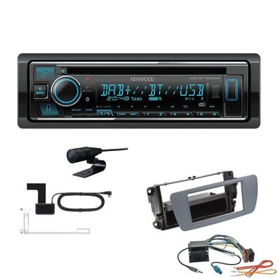 Kenwood Receiver Radio Bluetooth für Seat Ibiza IV Ibiza IV ST conemaragrau