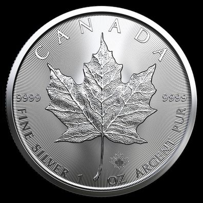 Kanada 1 oz. Unze Silbermünze 999.9 Maple Leaf 2023 ST - NEU in Kapsel