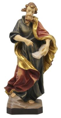 Heiligenfigur Heiliger Matthäus H 20 cm Apostel Holzfigur Holzstatue Statue