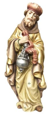Krippenfigur Heilige Drei Könige Melchior H 8 cm Matteo Kollektion Holzfigur