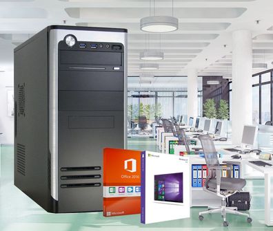 Komplett PC Office & Büro AMD Computer Rechner Windows 10 SSD HDD DDR4 C1
