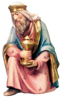 Krippenfigur Heilige Drei Könige Balthasar Raffaello Kollektion Holzfigur