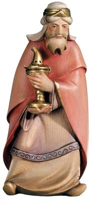 Krippenfigur Leonardo Kollektion Heilige Drei Könige Melchoir H 16 cm Holzfigur