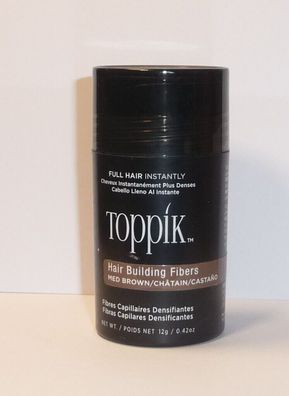 Toppik Hair Building Fibers Haarverdickungsfasern Medium Brown 12g
