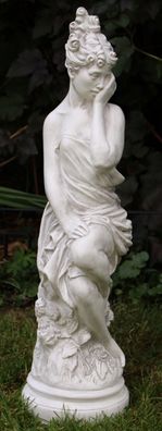 Deko Figur Statue Grazia H 68 cm klassische Skulptur Gartenfigur aus Kunststoff