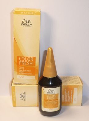 Wella Color Fresh pH 6.5 Direktziehendes Tönungsliquid verschidene farbe 75ml