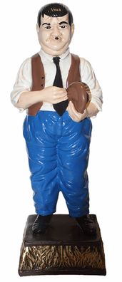 Dekorationsfigur Komiker Dick Oliver Hardy H 49 cm Dekofigur aus Kunstharz