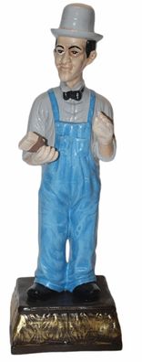 Dekofigur Komiker Doof Stan Laurel H 47 cm stehend Deko Figur aus Kunstharz