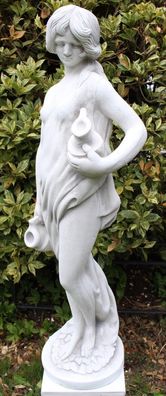 Dekofigur Deko Figur Skulptur antike Frau mit Krügen Höhe 73 cm Statue aus Beton