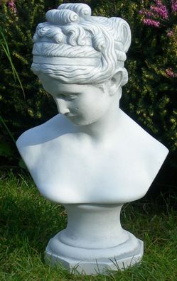Deko Figur Büste Venus von Canova H 44 cm Gartenskulptur Statue aus Beton