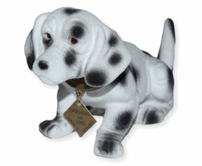 Wackel Figur Hund Dalmatiner Wackelfigur H 11 cm klein Dekofigur mit Wackelkopf