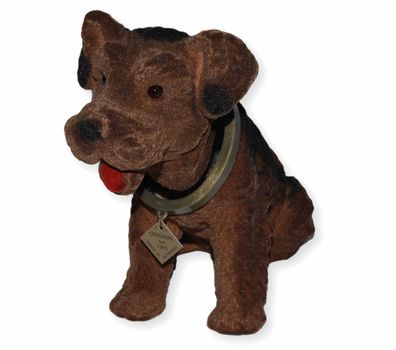 Dekofigur Deko Wackel Figur Tierfigur Airedale Terrier H 20,5cm mit Wackelkopf