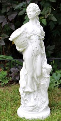 Deko Figur Statue Frau Otgera H 68 cm klassische Skulptur Gartenfigur Kunststoff