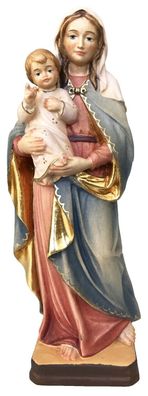 Heiligenfigur Madonna der Hoffnung H 12 cm Holzfigur Statue aus Ahornholz