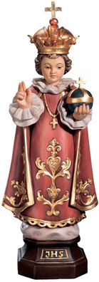 Heiligenfigur Prager Jesuskind Jesulein H 40 cm Holzfigur Statue aus Ahornholz