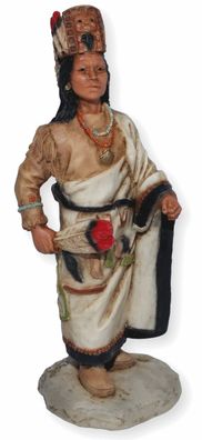 Indianerfigur Indianer Seattle Häuptling Duwamish H 17 cm Native American