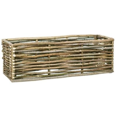 Garten-Hochbeet 120×40×40 cm Haselnussholz