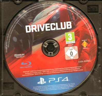 Driveclub (Standard-Edition) - [PlayStation 4] gebraucht nur Spiele CD