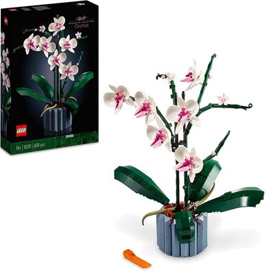 LEGO 10311 Icons Orchidee Set für Erwachsene zum Basteln von Zimmerdeko mit künstl...