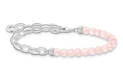 Thomas Sabo Schmuck Armband für Charms Silber und Rosafarbene Beads A2098-034-9-L17