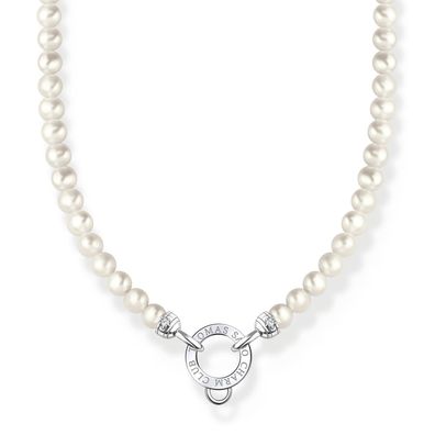 Thomas Sabo Schmuck Damen-Halskette für Charms mit Weißen Perlen KE2187-167-14-L45v