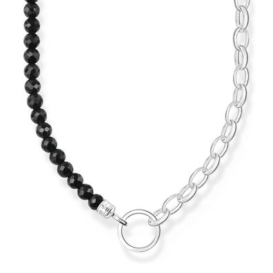 Thomas Sabo Schmuck Damen-Halskette für Charms Silber und Onyx KE2188-130-11-L45v