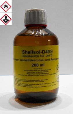 Shellsol-D40®, Kaltlreiniger, aromafreies Lösungsmittel, Iso Aliphatan