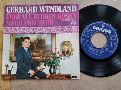 Gerhard Wendland - Überall blühen Rosen 7'' Vinyl Germany