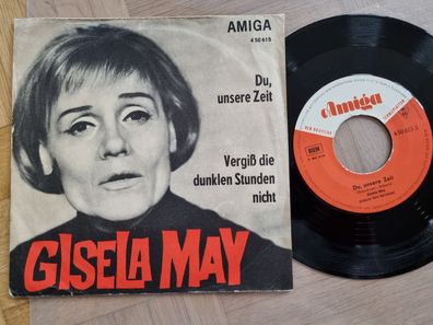 Gisela May - Du, unsere Zeit 7'' Vinyl Amiga