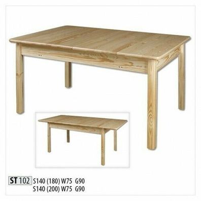 Esstisch Tisch Holz Esstische Tische Massive Möbel Vollholz Echtzholz Massiv Neu
