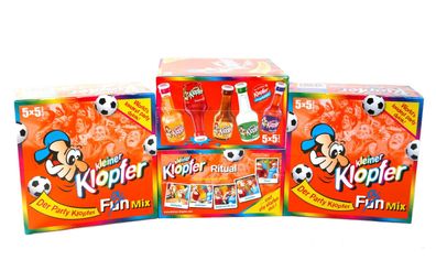 4 x 25 = 100 Flaschen 0,02 l / 20 ml kleiner Klopfer Fun Mix Karneval 15-17% Vol