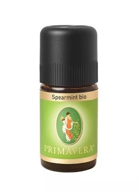Primavera Ätherisches Öl Spearmint bio 5 ml - Aromaöl, Duftöl, Aromatherapie - ...