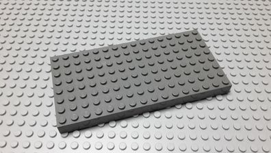 Lego 1 Dicke Bauplatte 8x16 Neudunkelgrau Nummer 4204