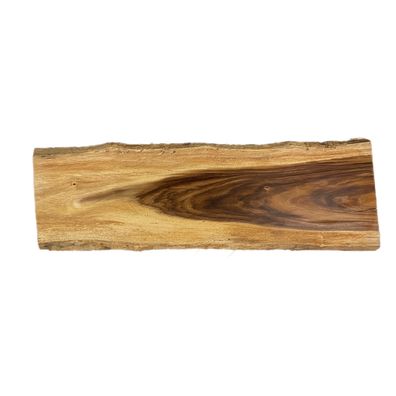Holzplatte aus Tropenholz - Massive Tischplatte aus Regenbaumholz Platte 7