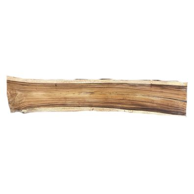 Holzplatte aus Tropenholz - Massive Tischplatte aus Regenbaumholz Platte 12
