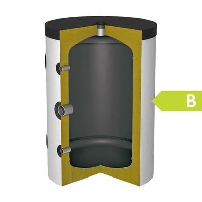 Solarbayer Pufferspeicher P100 Heizungspufferspeicher Wärmepumpen Kältespeicher