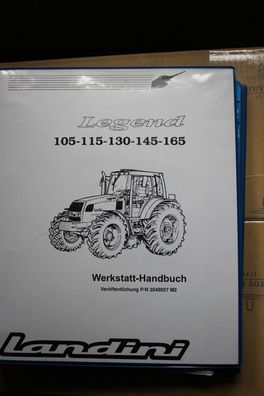 Originales Werkstatthandbuch Landini Legend 105,115,130-145-165 Ungebraucht