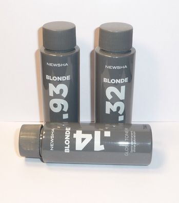NEWSHA Gloss Toner Semi-Permanent Shine Coloration Verschiedene Nuance 60ml
