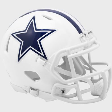 NFL Dallas Cowboys Alternative Mini Helm Speed Riddell Footballhelm 095855000985